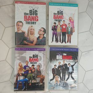 Big Bang Theory TV Series-Seasons 1-4. 13 DVD Set in Excellent Used Condition.
